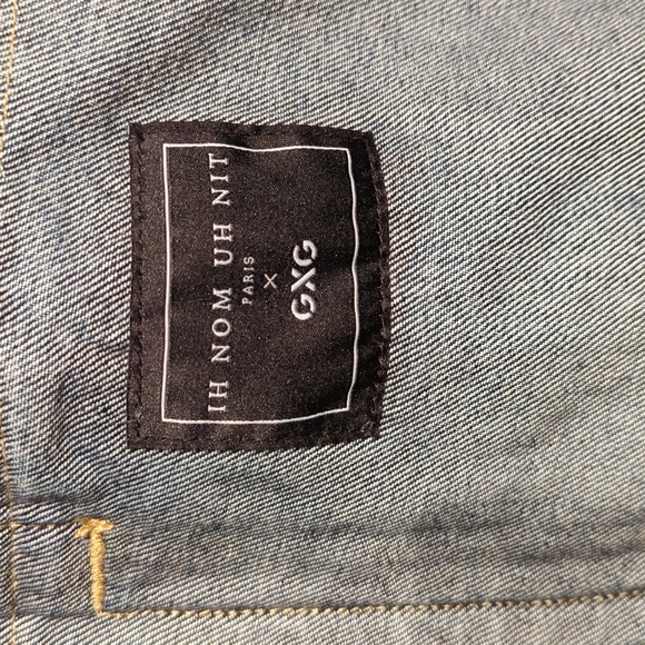 NWOT IH NOM UH NIT denim jacket size XL Rare - Picture 5 of 7